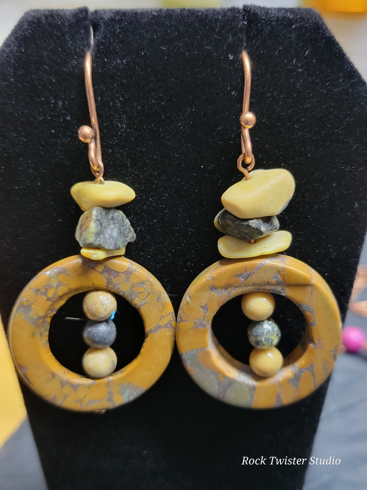 Turquoise Jasper Earrings