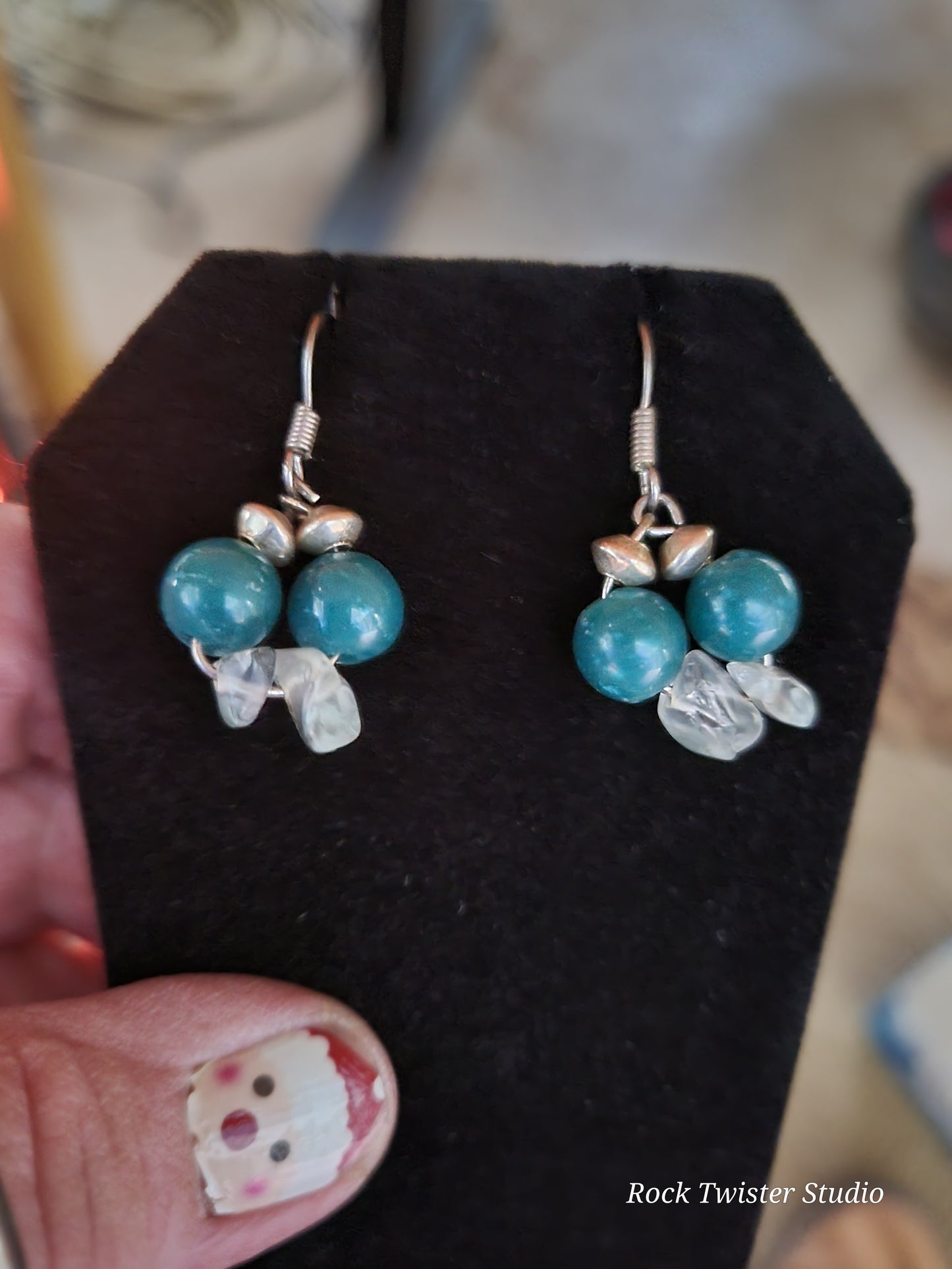 Aqua Green Earrings