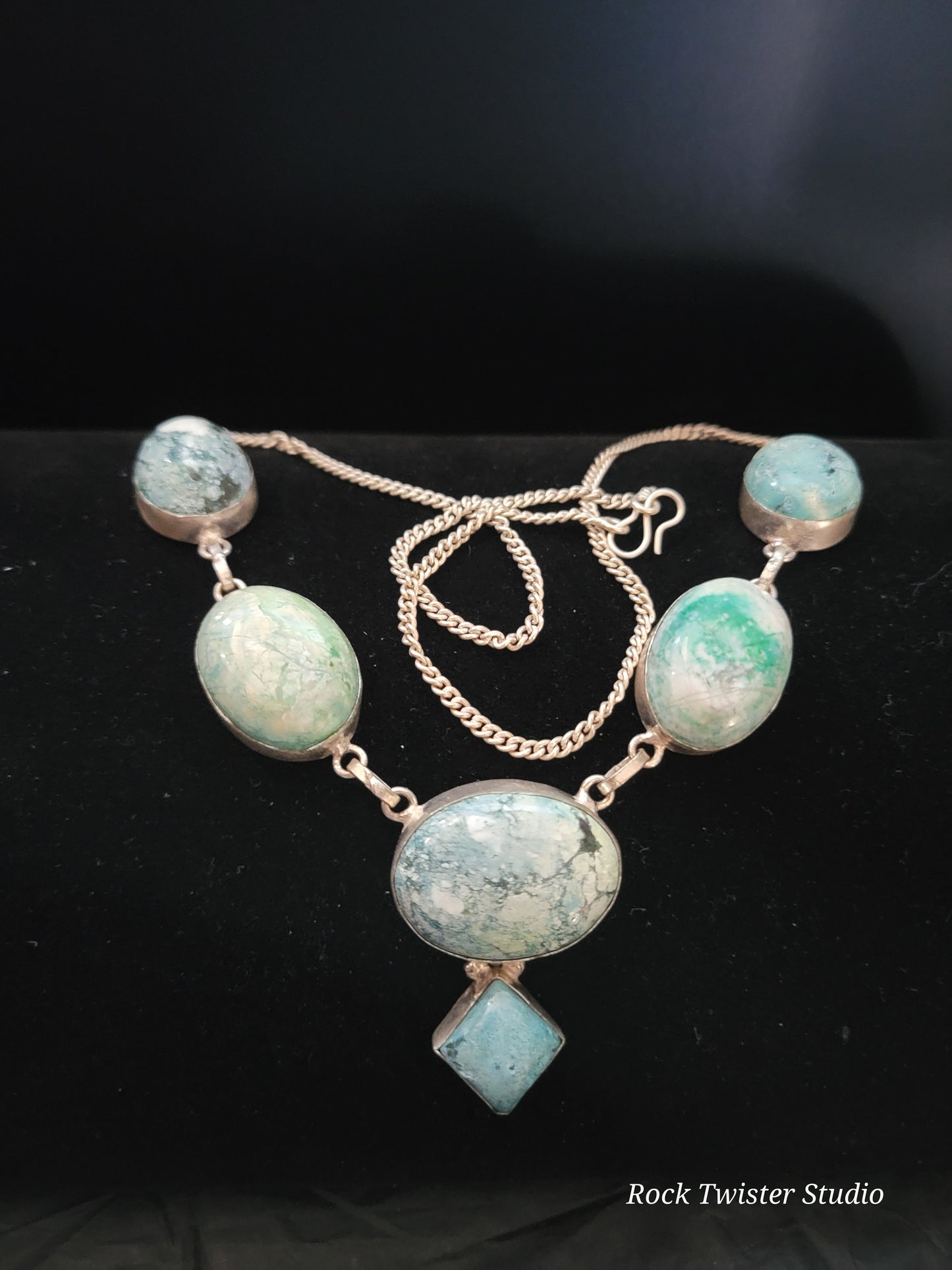 Sterling Silver Turquoise Necklace