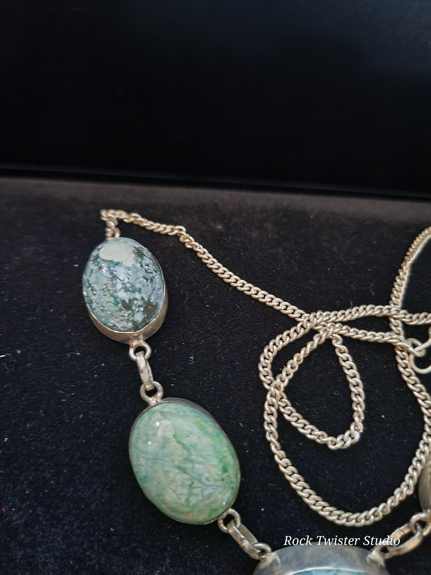 Sterling Silver Turquoise Necklace