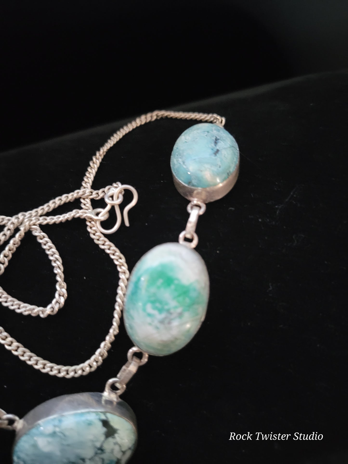 Sterling Silver Turquoise Necklace