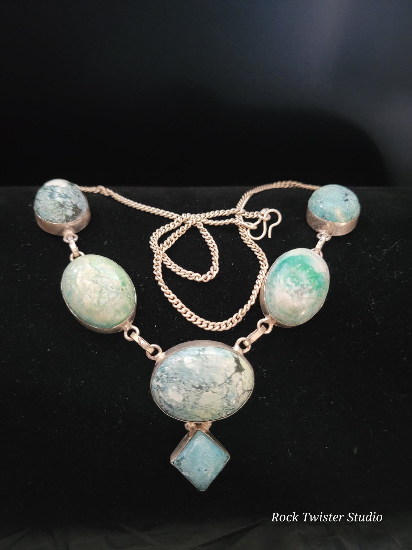 Sterling Silver Turquoise Necklace