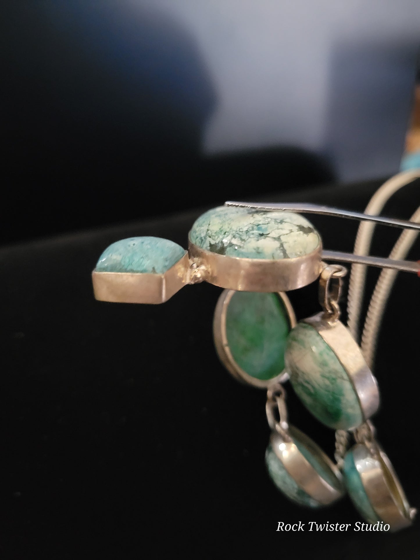 Sterling Silver Turquoise Necklace