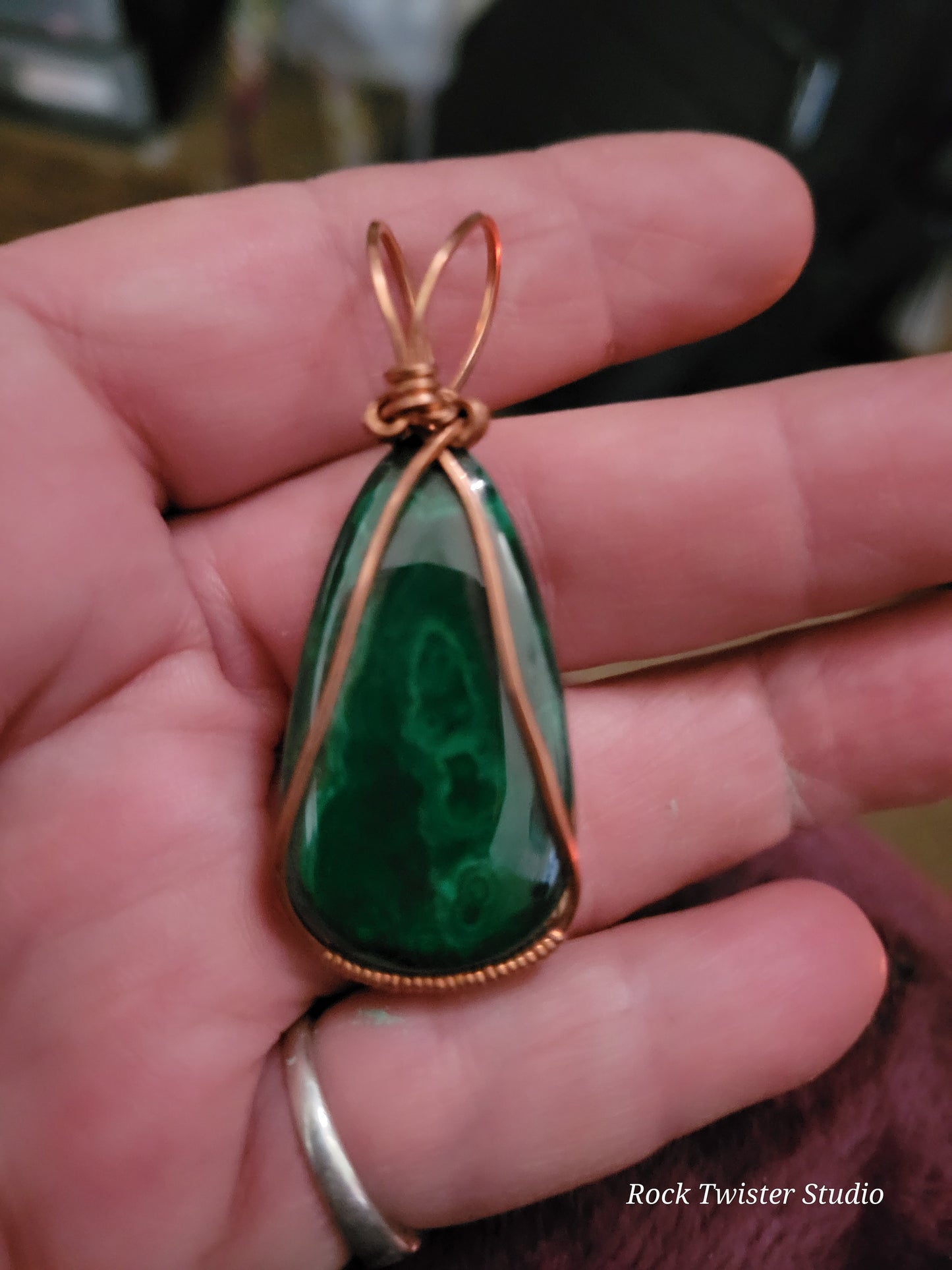 Malachite pendant