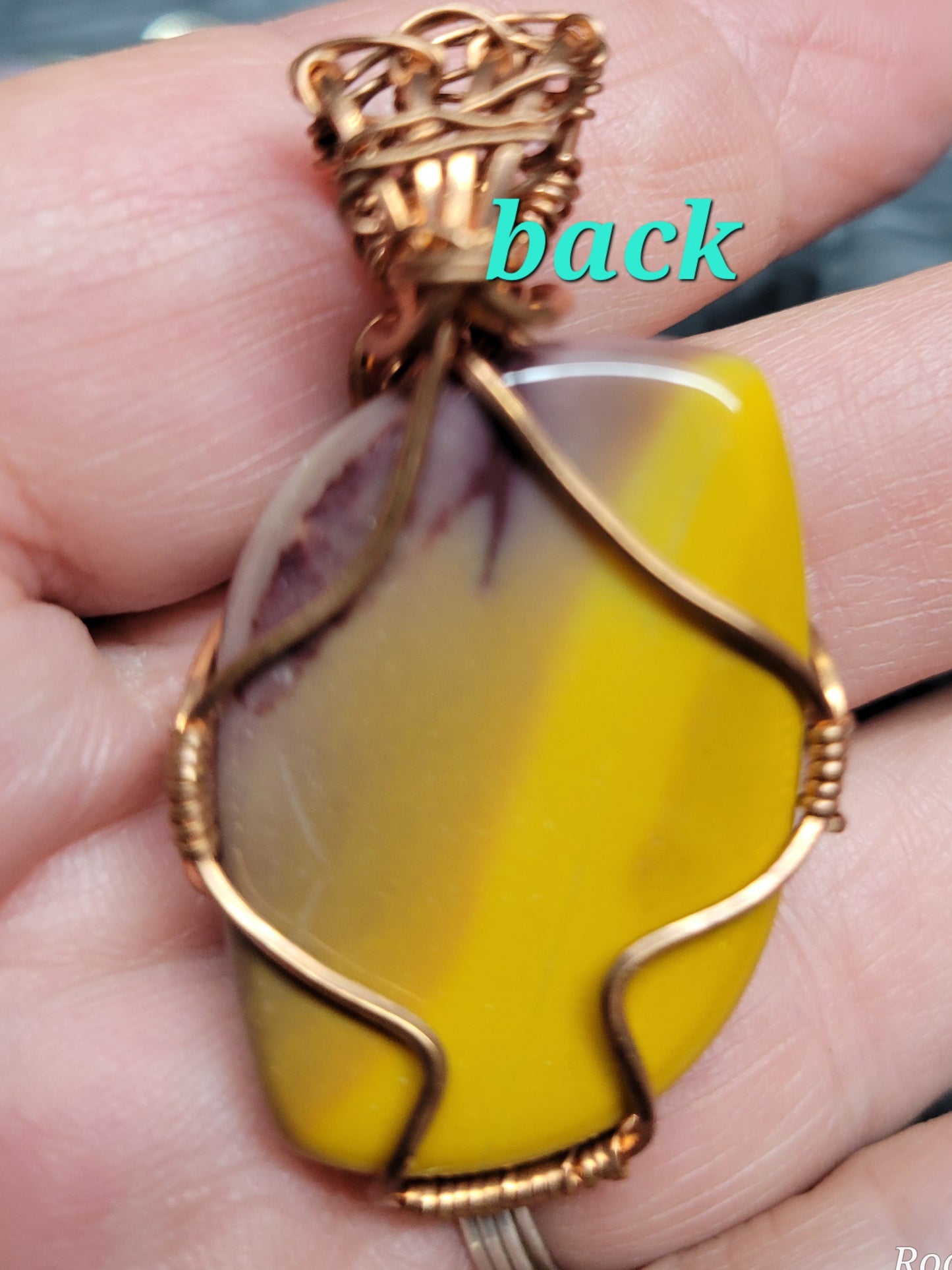 Mookalite swirl pendant