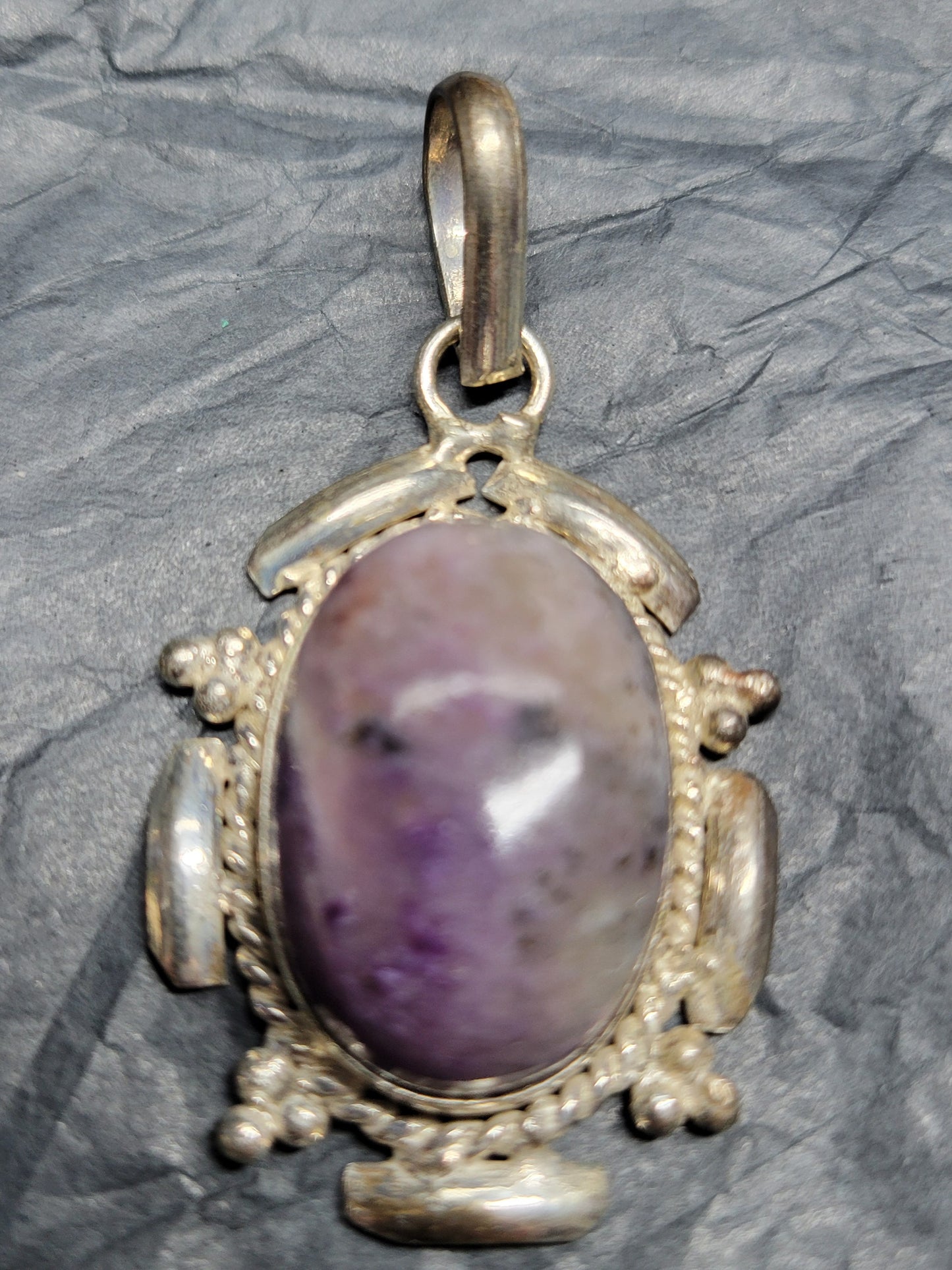Charorite Puff pendant