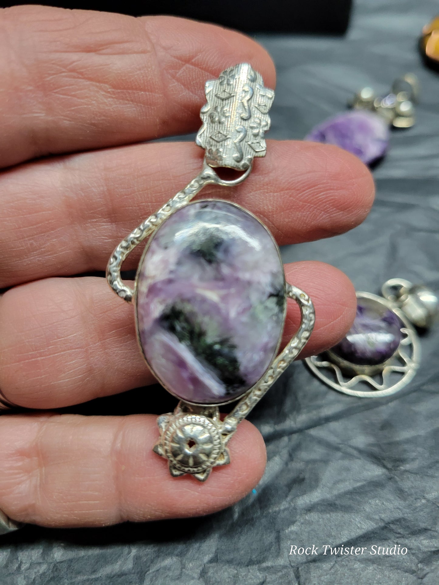 Western Charorite Pendant