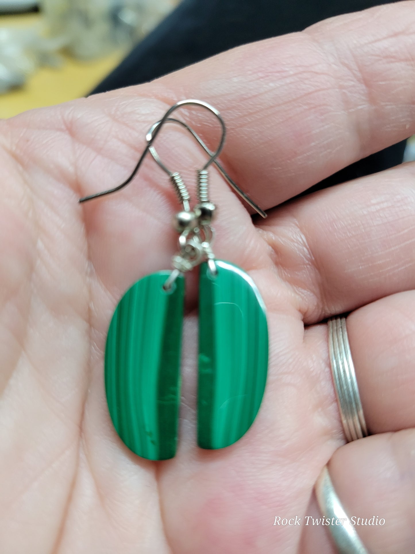 Malachite Sisterstone Earrings