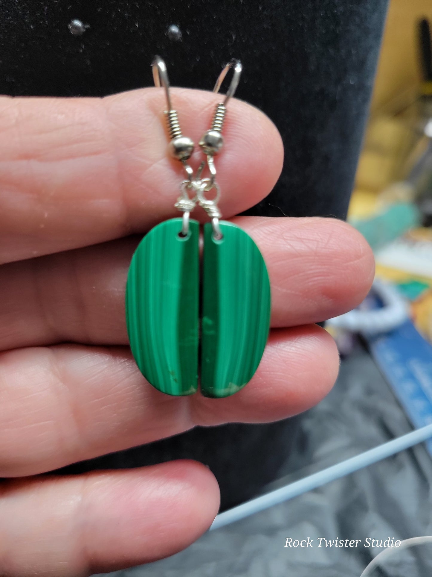 Malachite Sisterstone Earrings