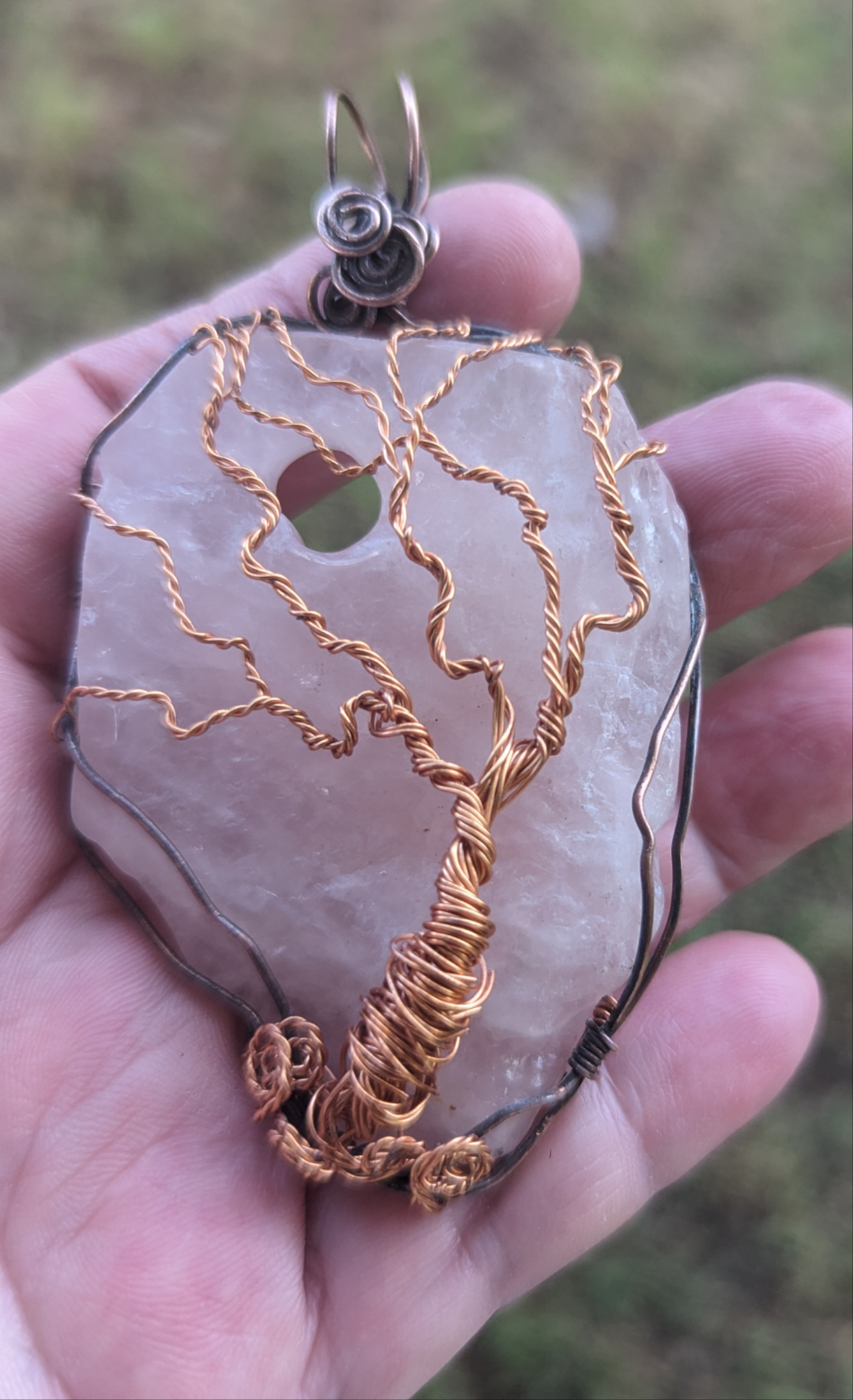 Rose Quartz Tree of Life