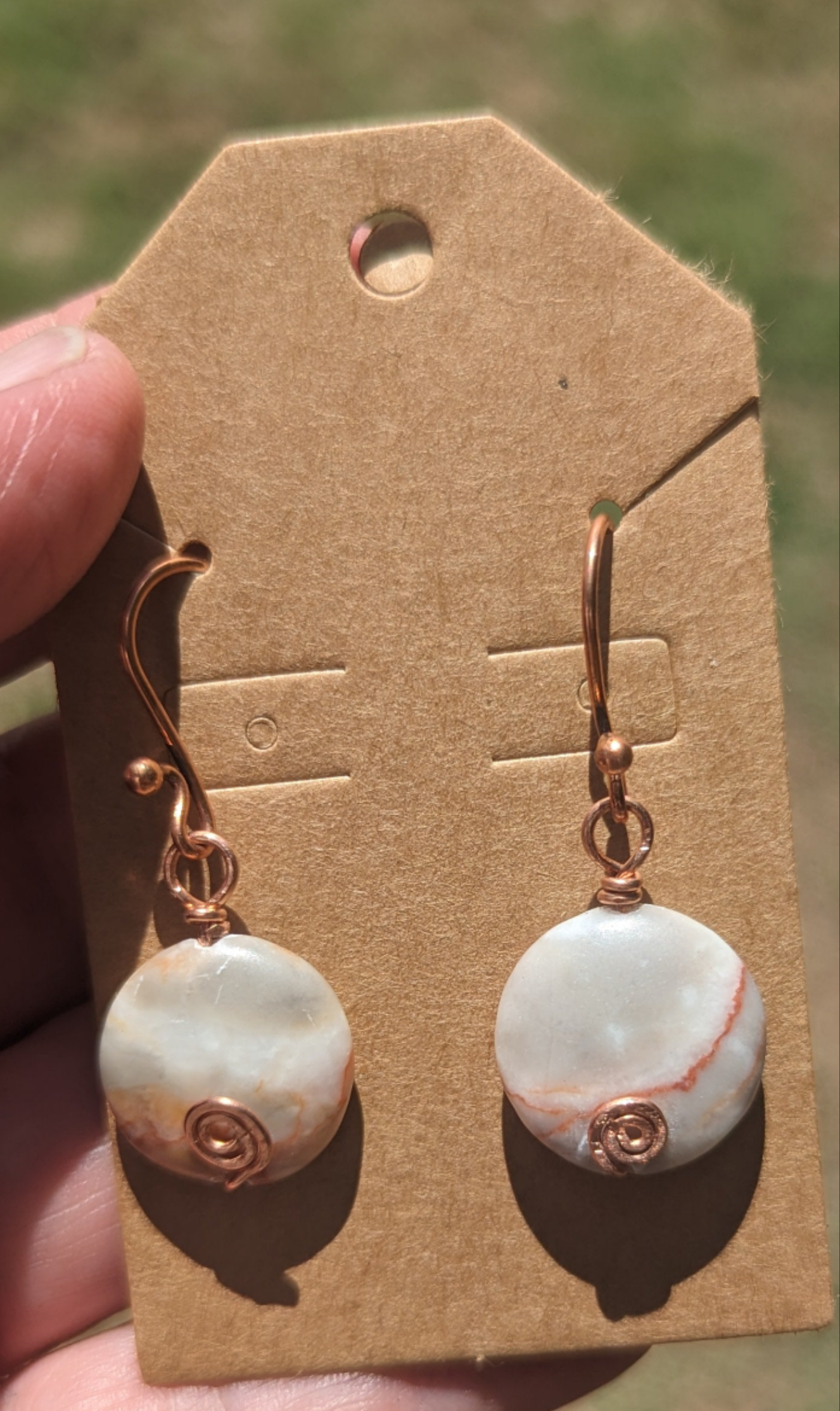 Marble earrings