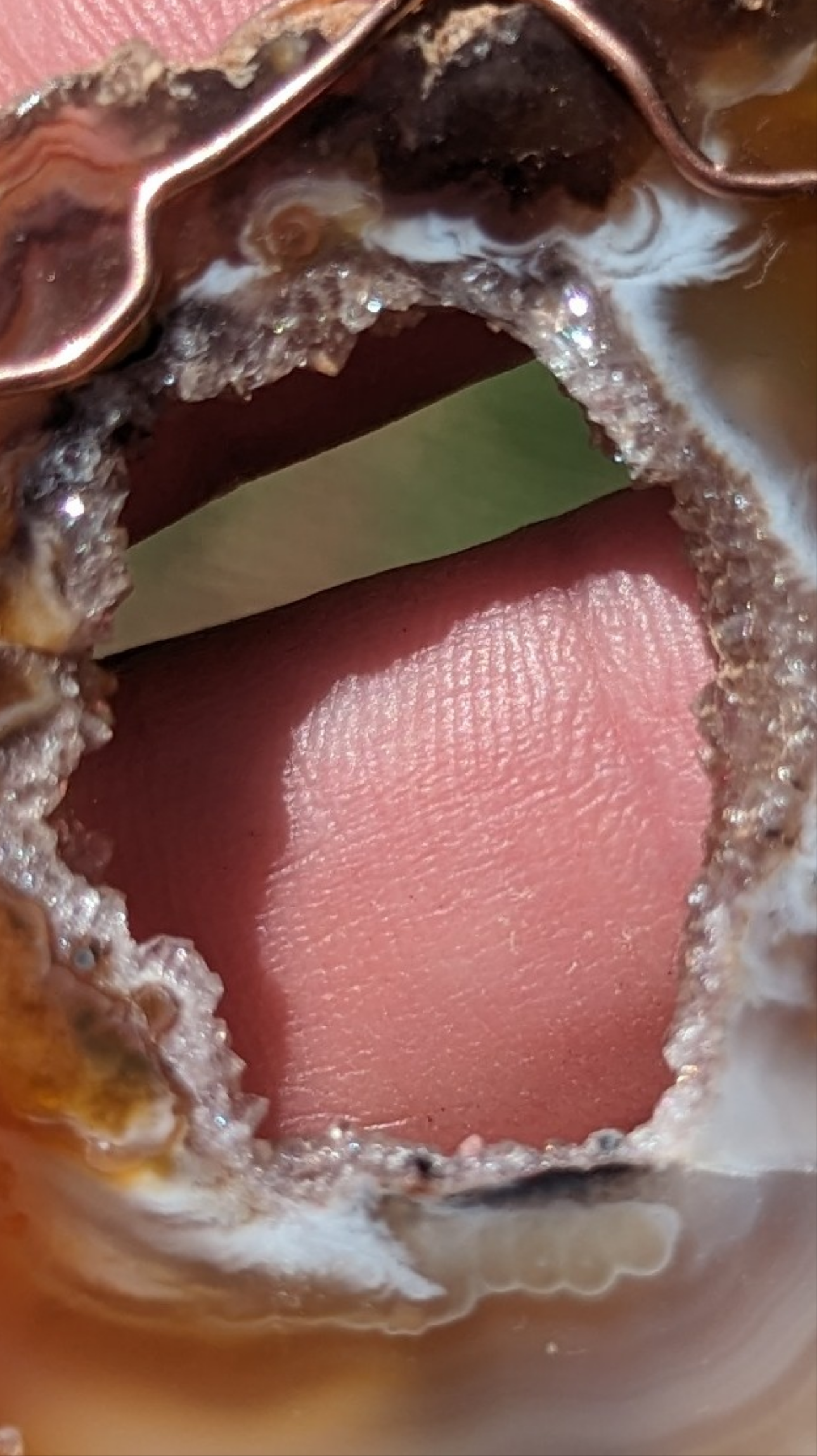 Oco Geode pendant
