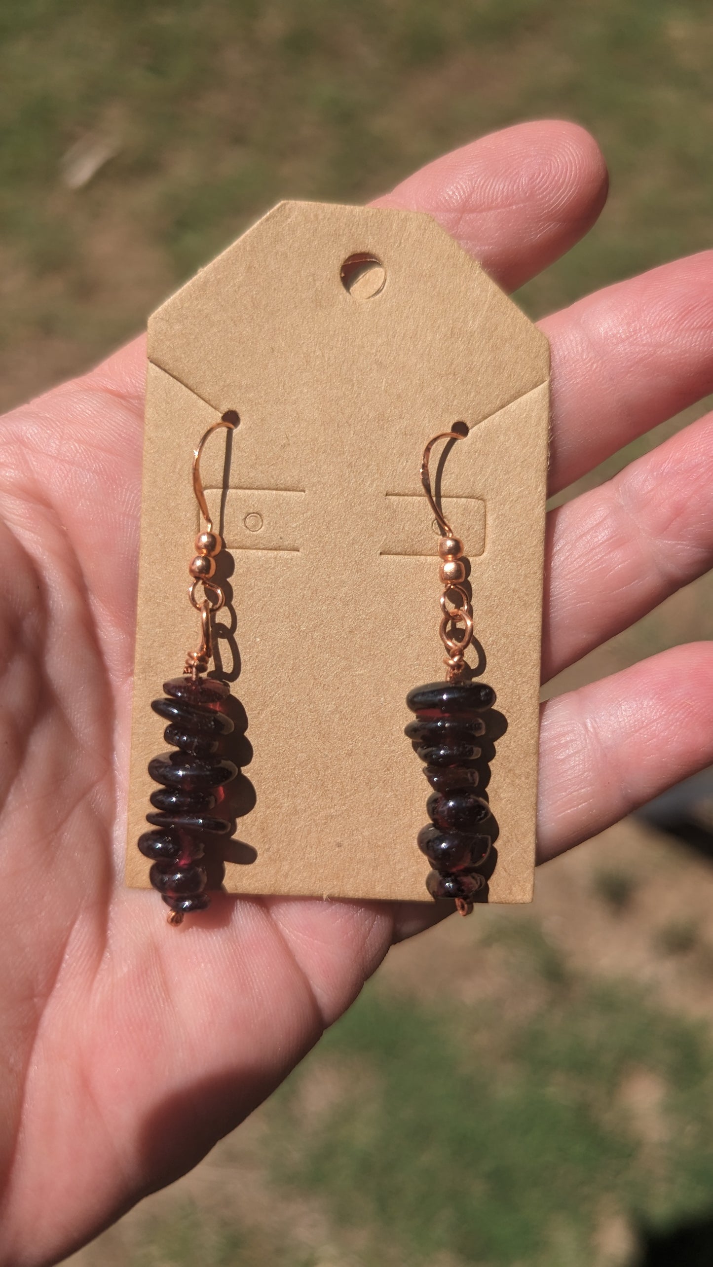 Garnet Earrings