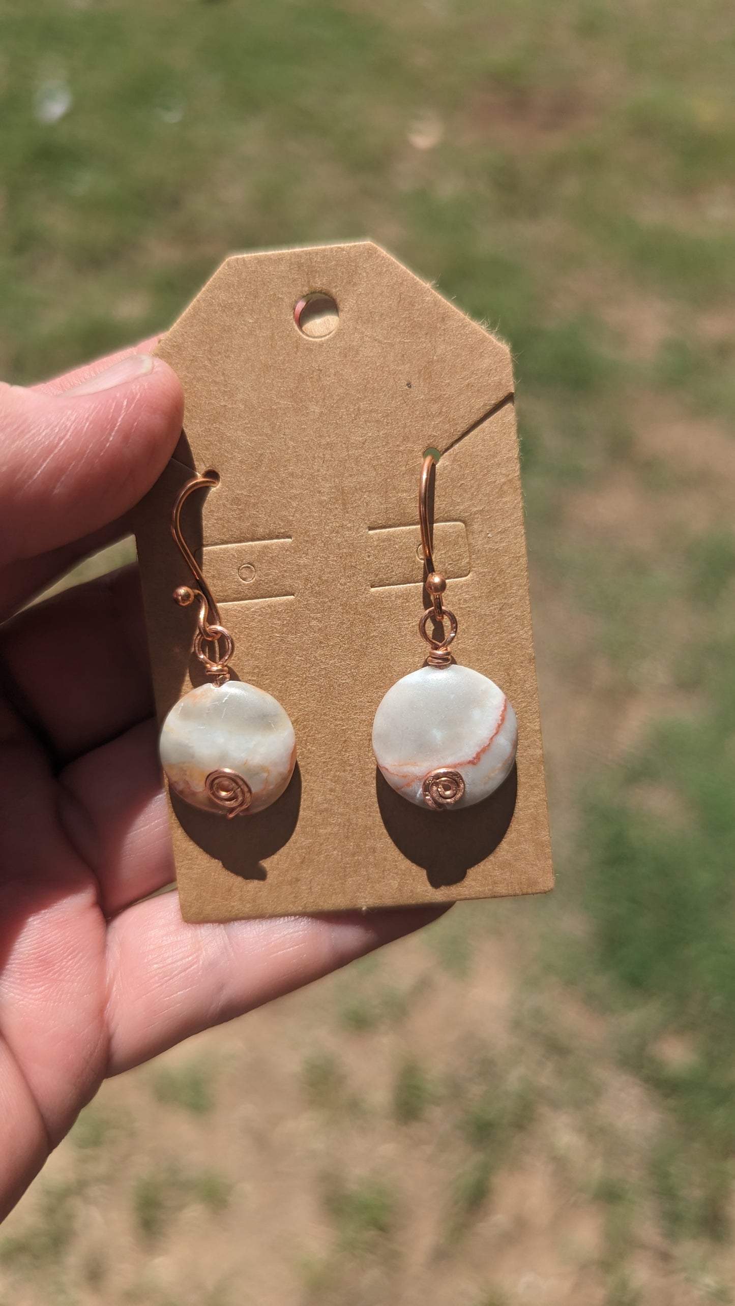 Marble earrings