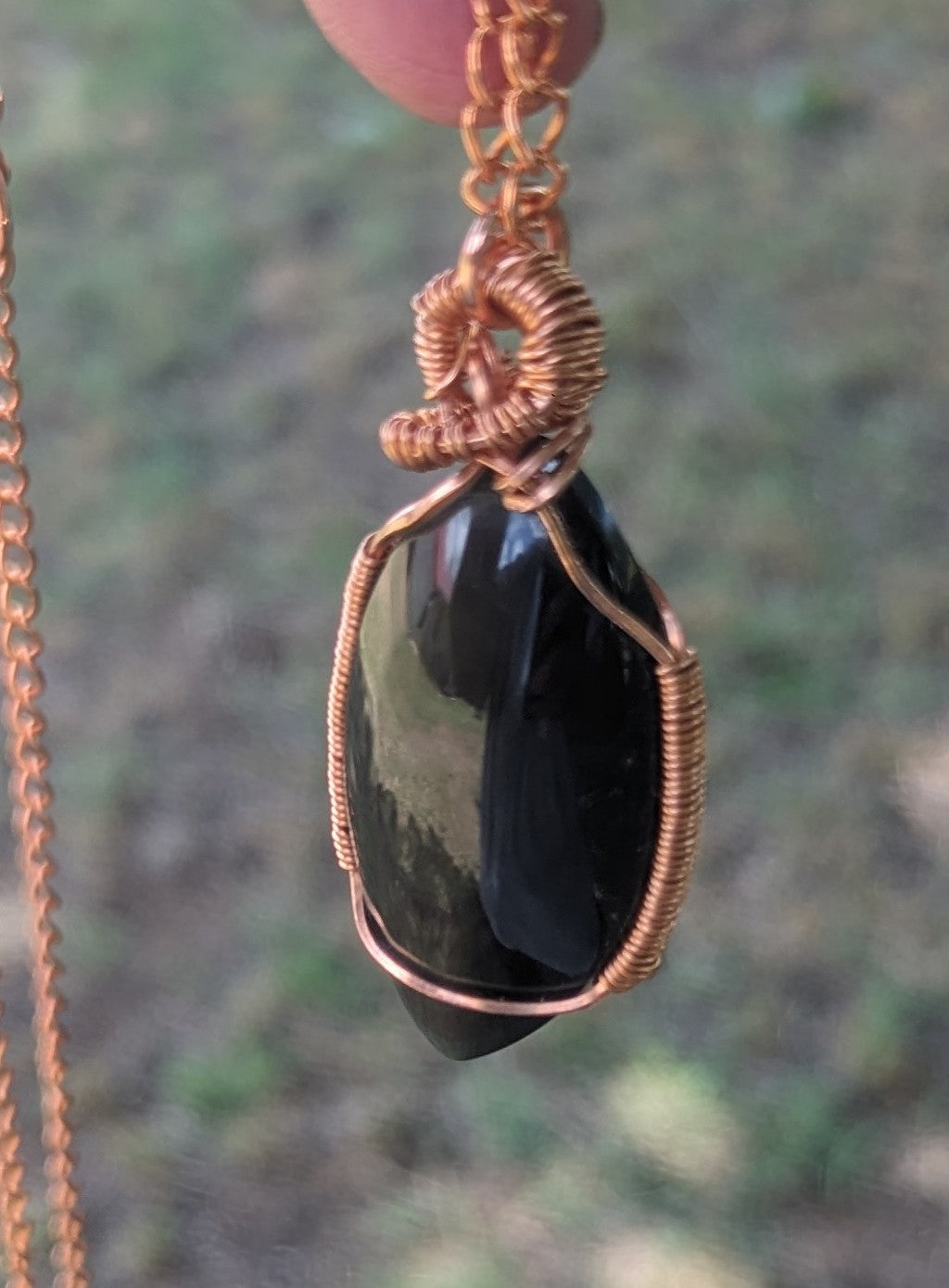 Rainbow Obsidian Pendant