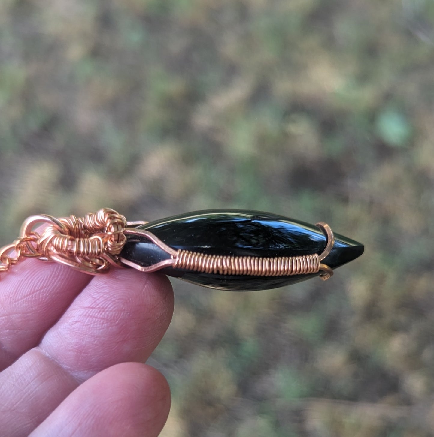 Rainbow Obsidian Pendant