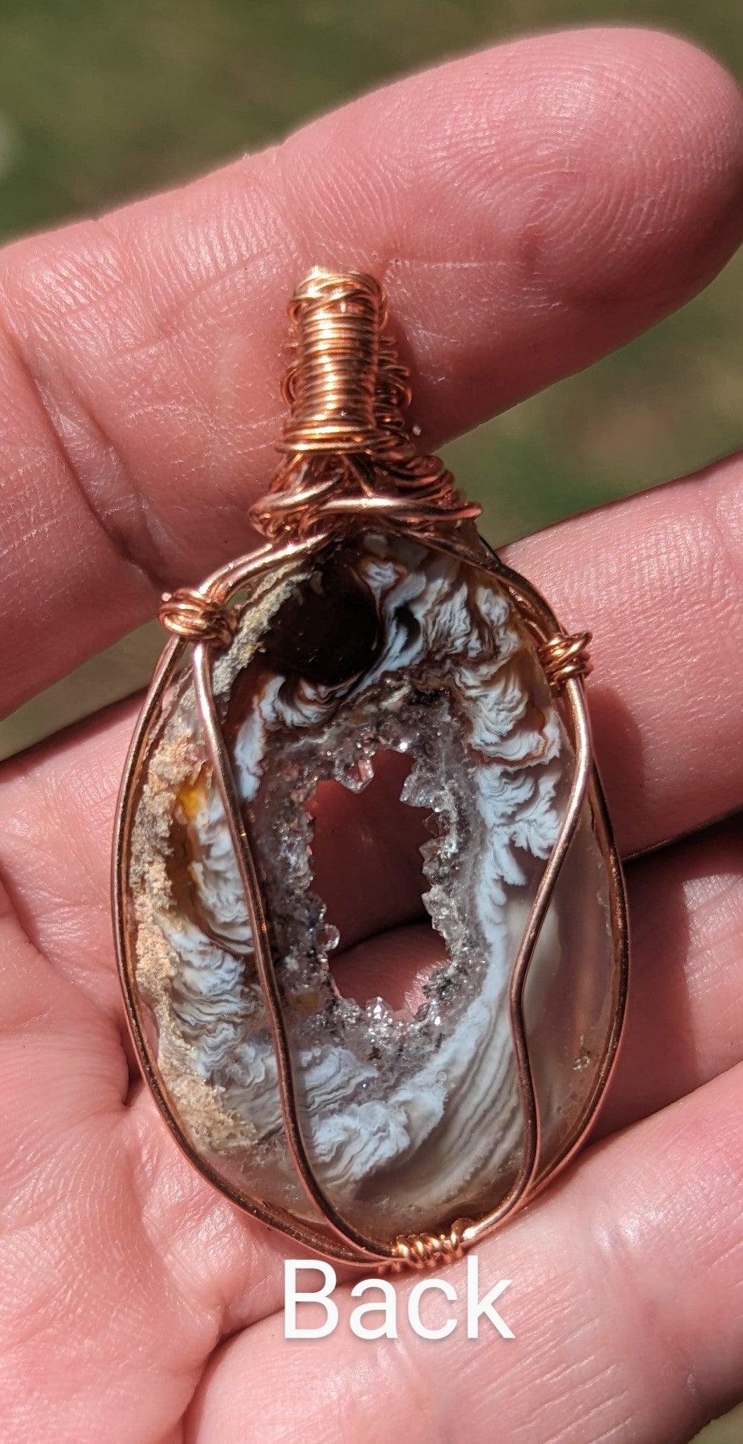 Oco Geode pendant