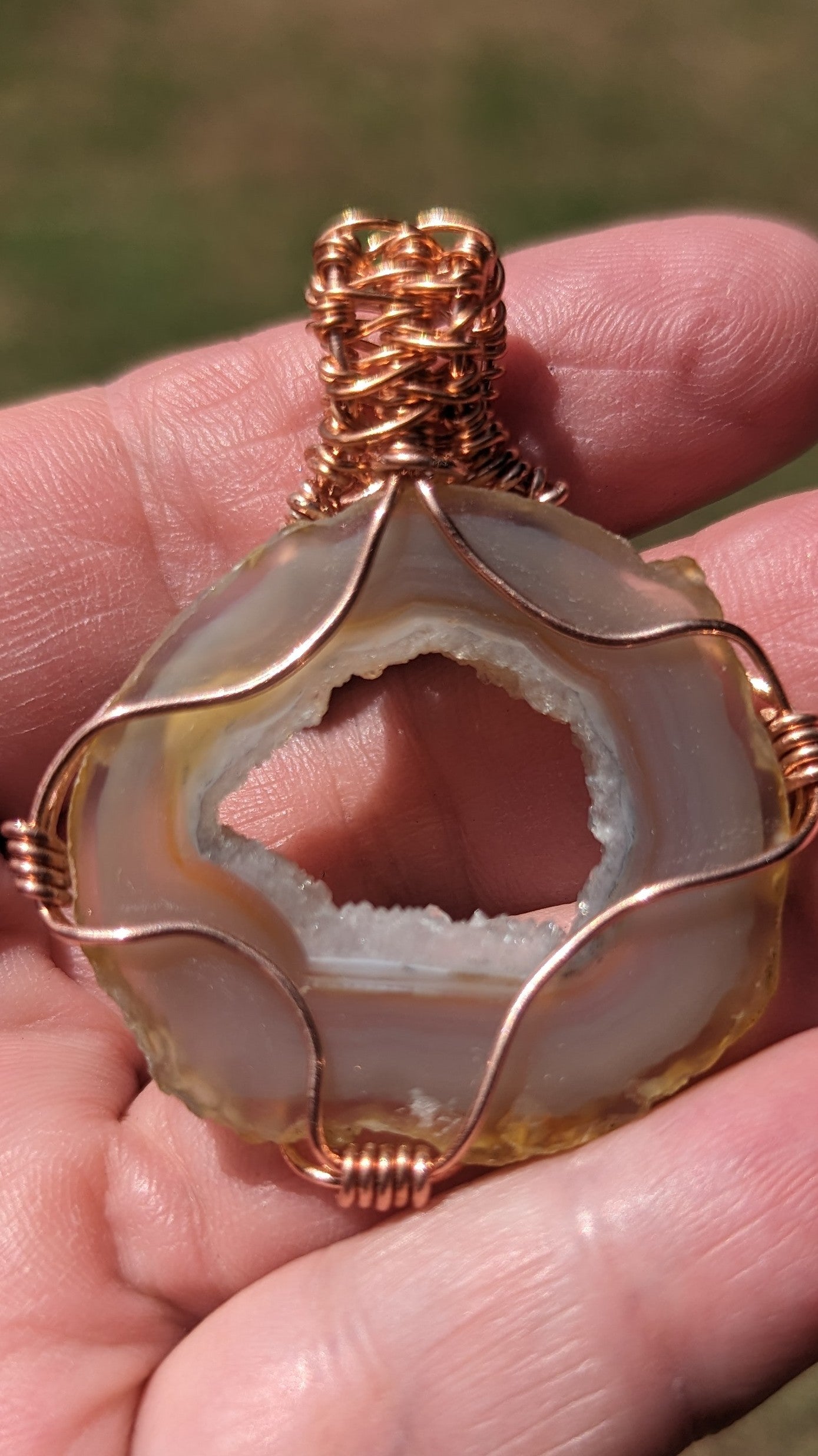 Oco Geode Pendant
