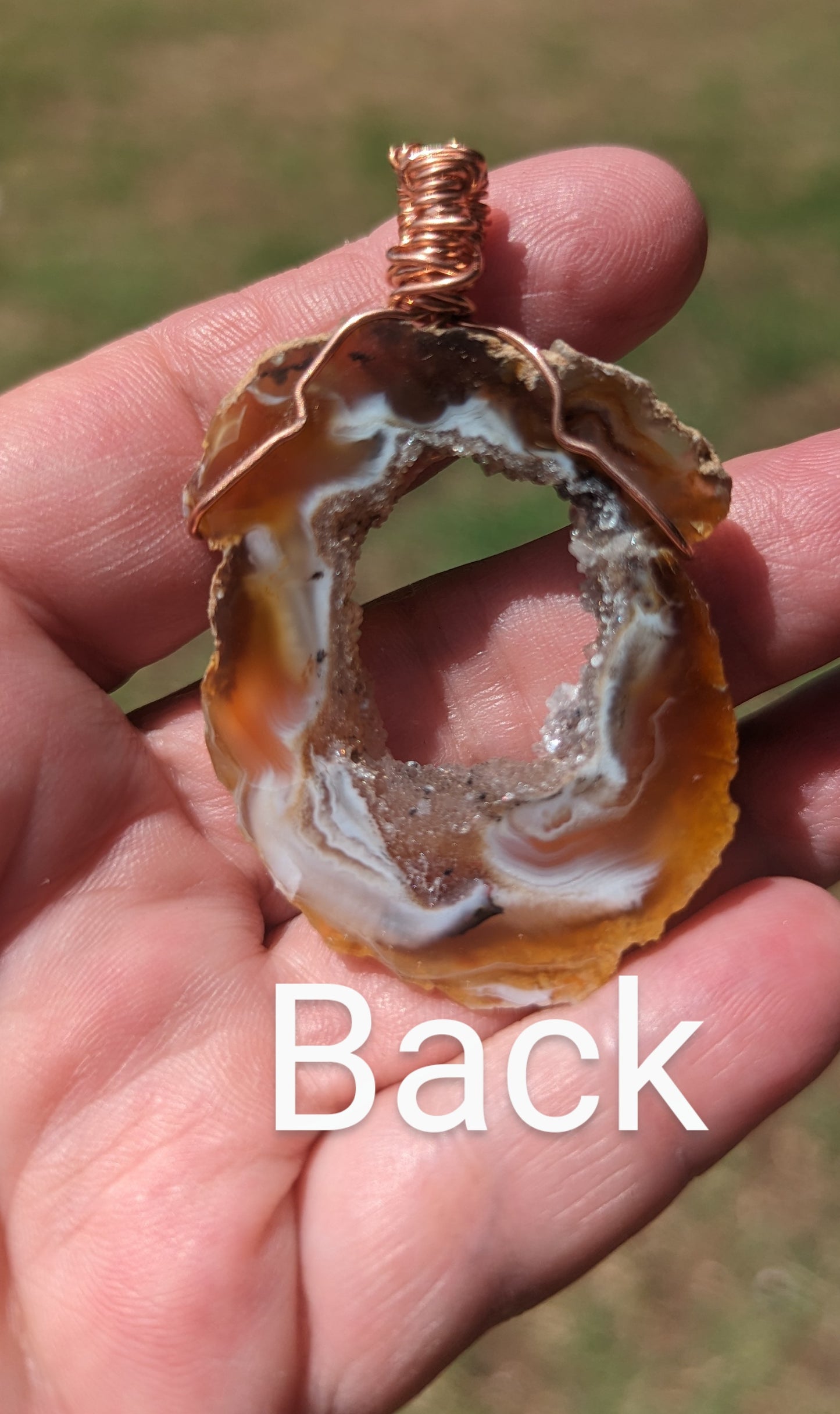Oco Geode pendant