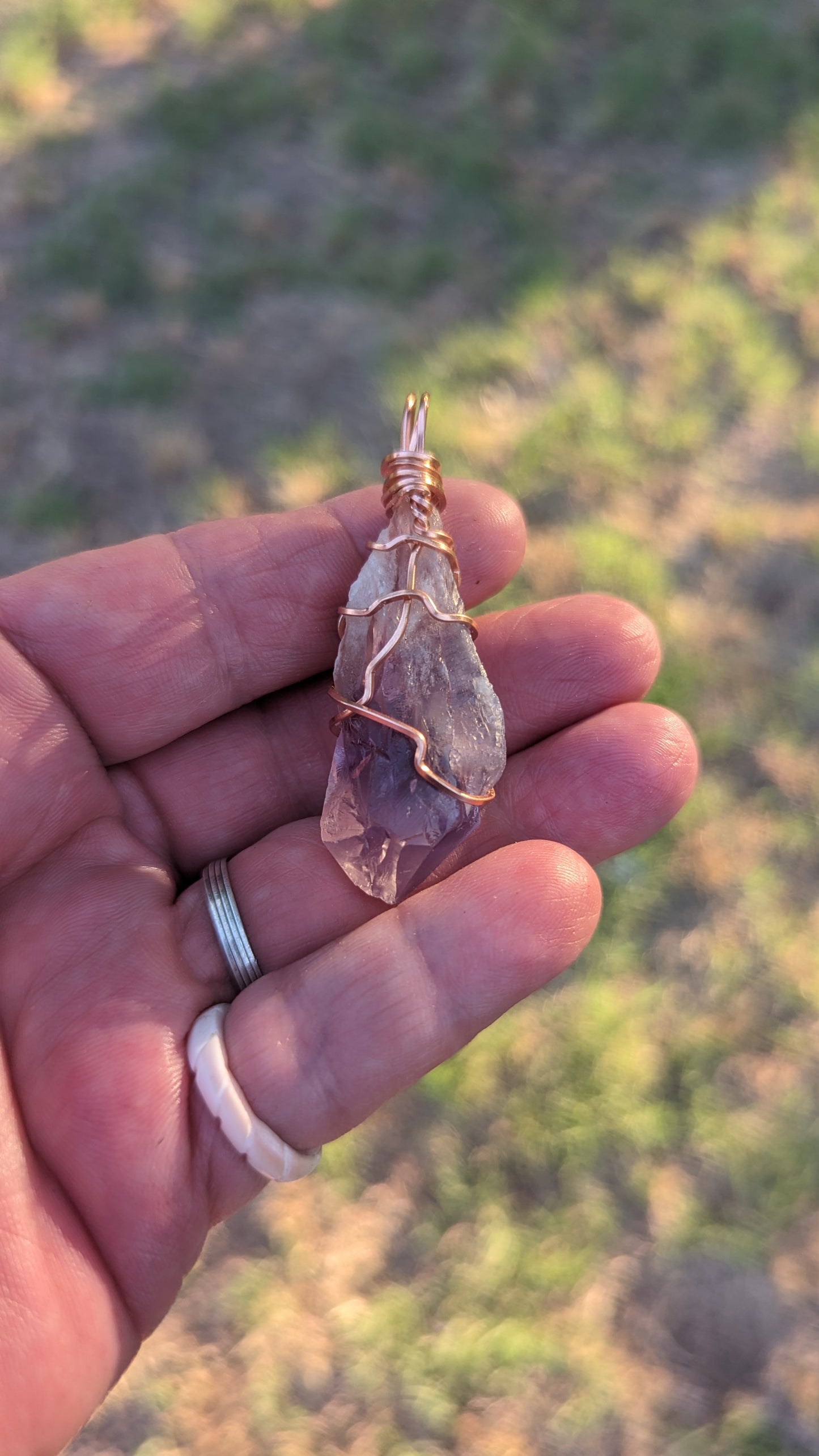 Dragons Tooth Amethyst Pendant