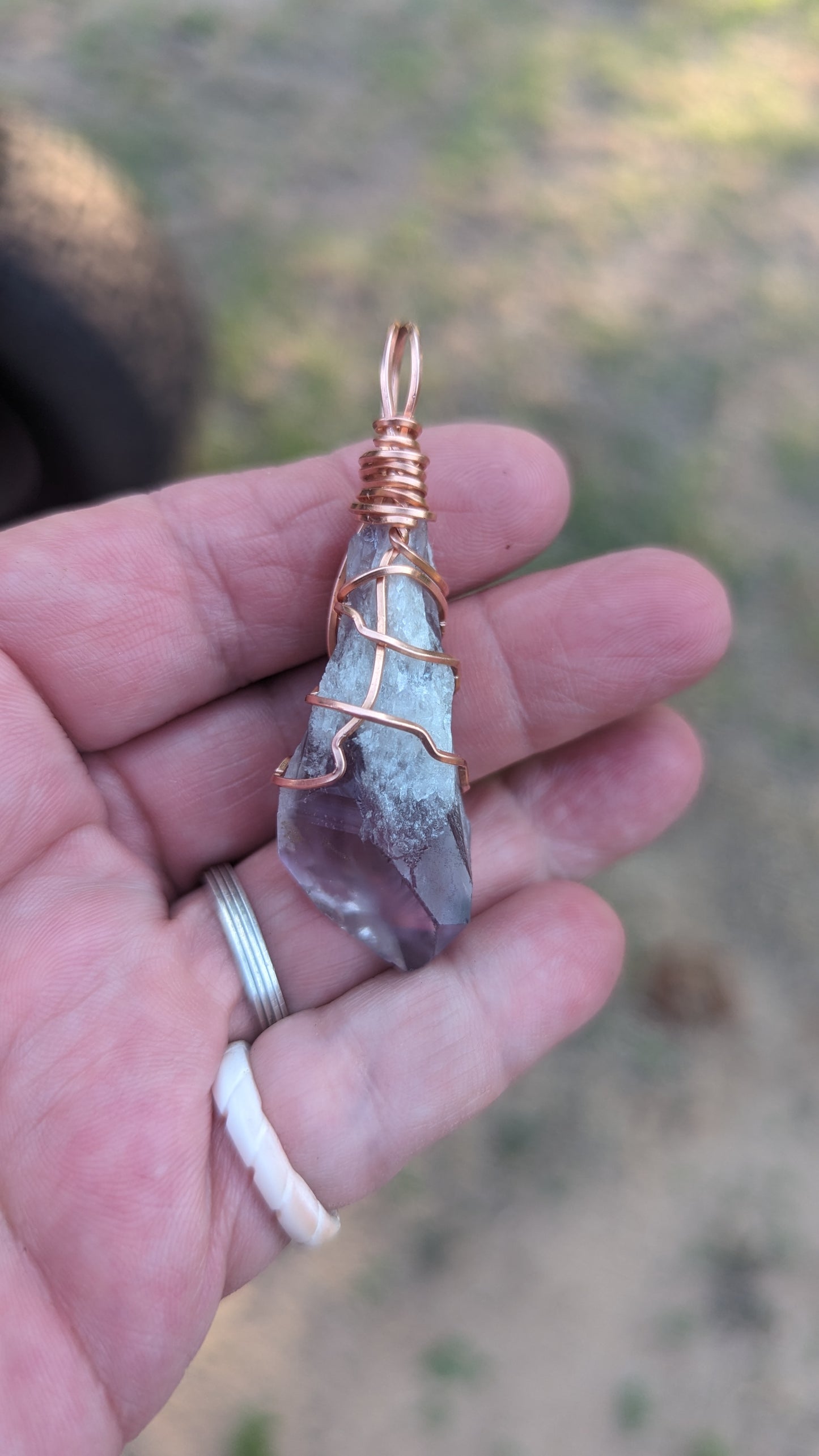 Dragons Tooth Amethyst Pendant