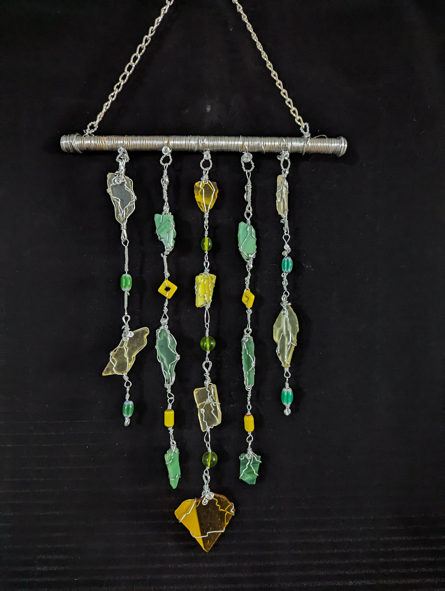 Green and Yellow Sun Catcher