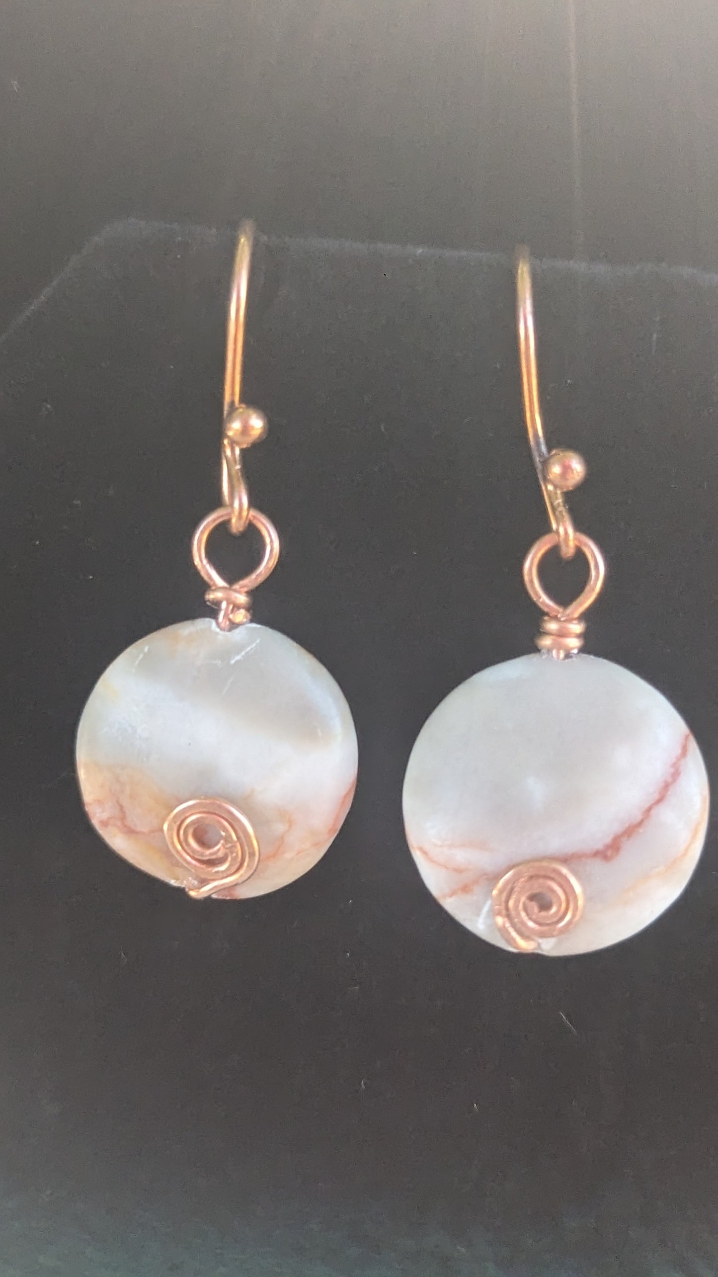 Marble earrings