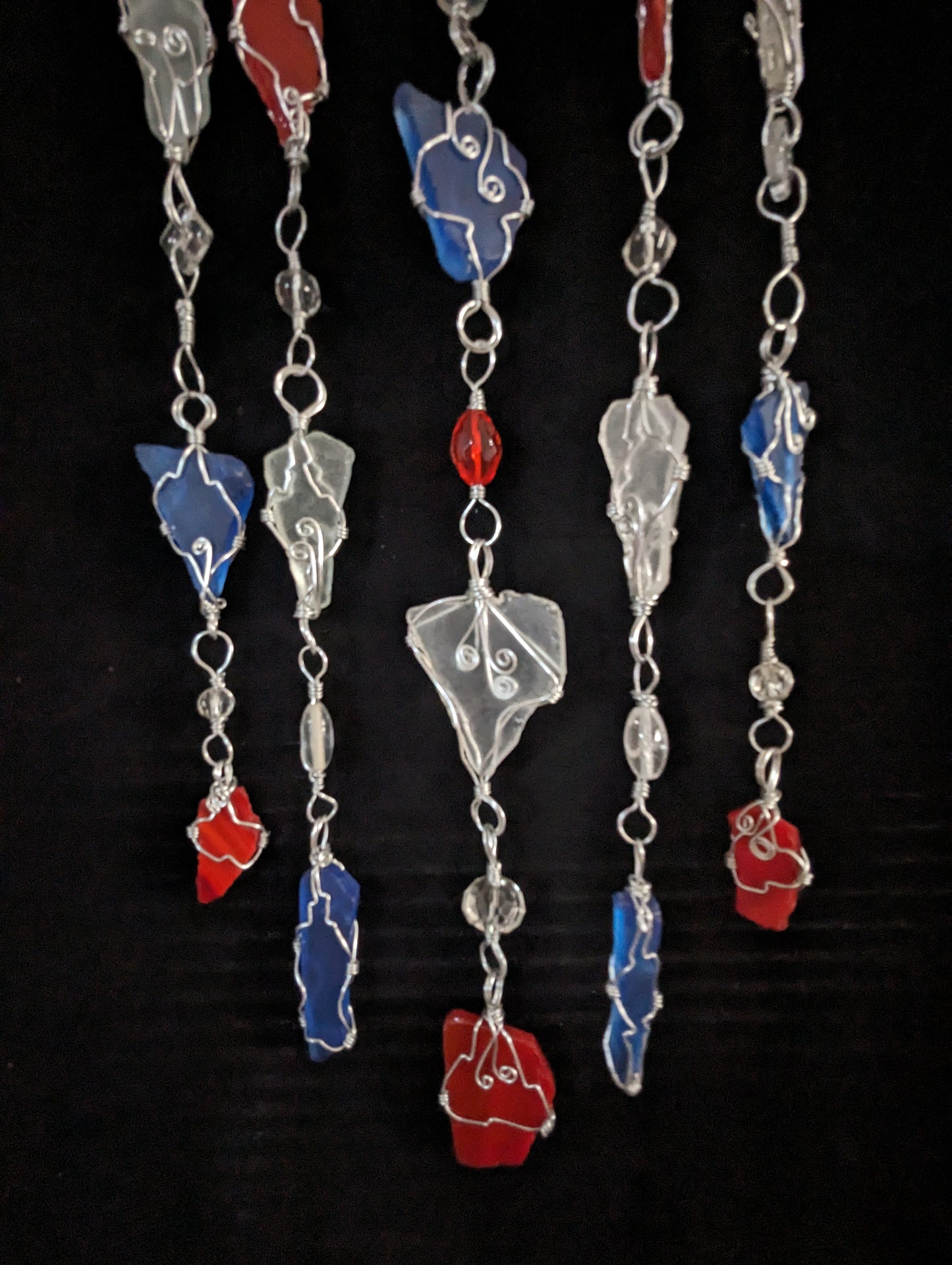 Red White and Blue Sun Catcher