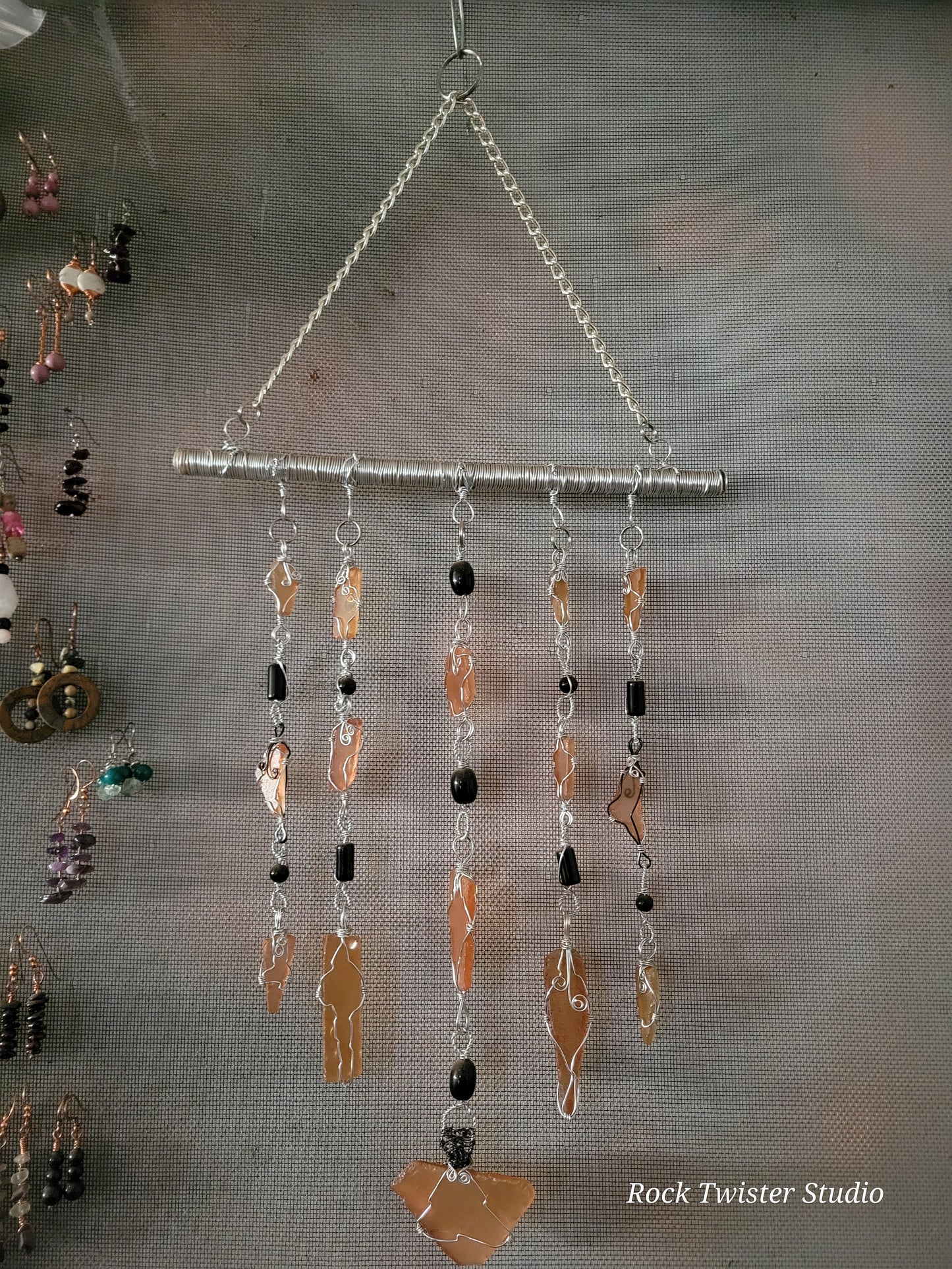 Orange and Black Sun Catcher