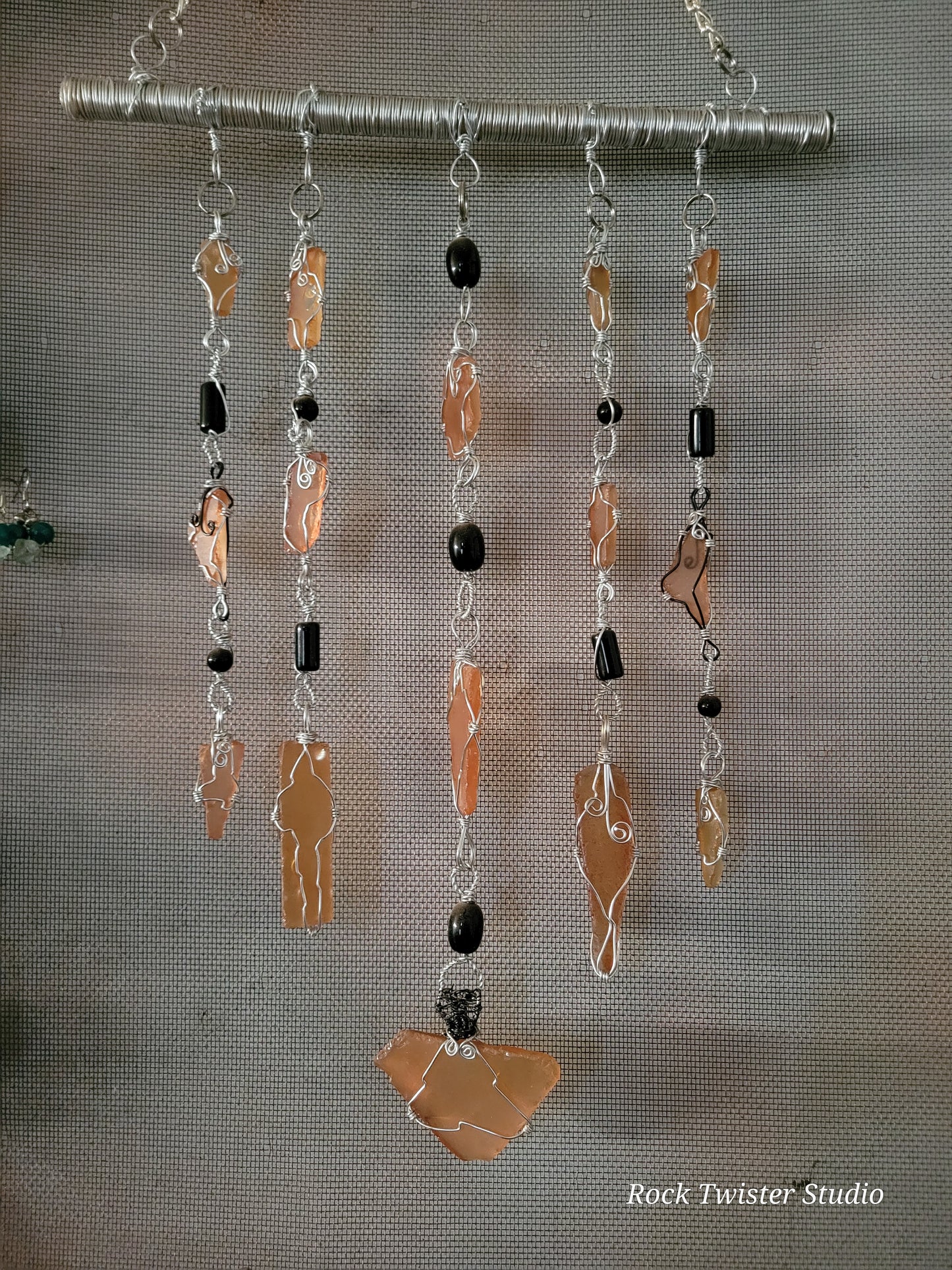 Orange and Black Sun Catcher