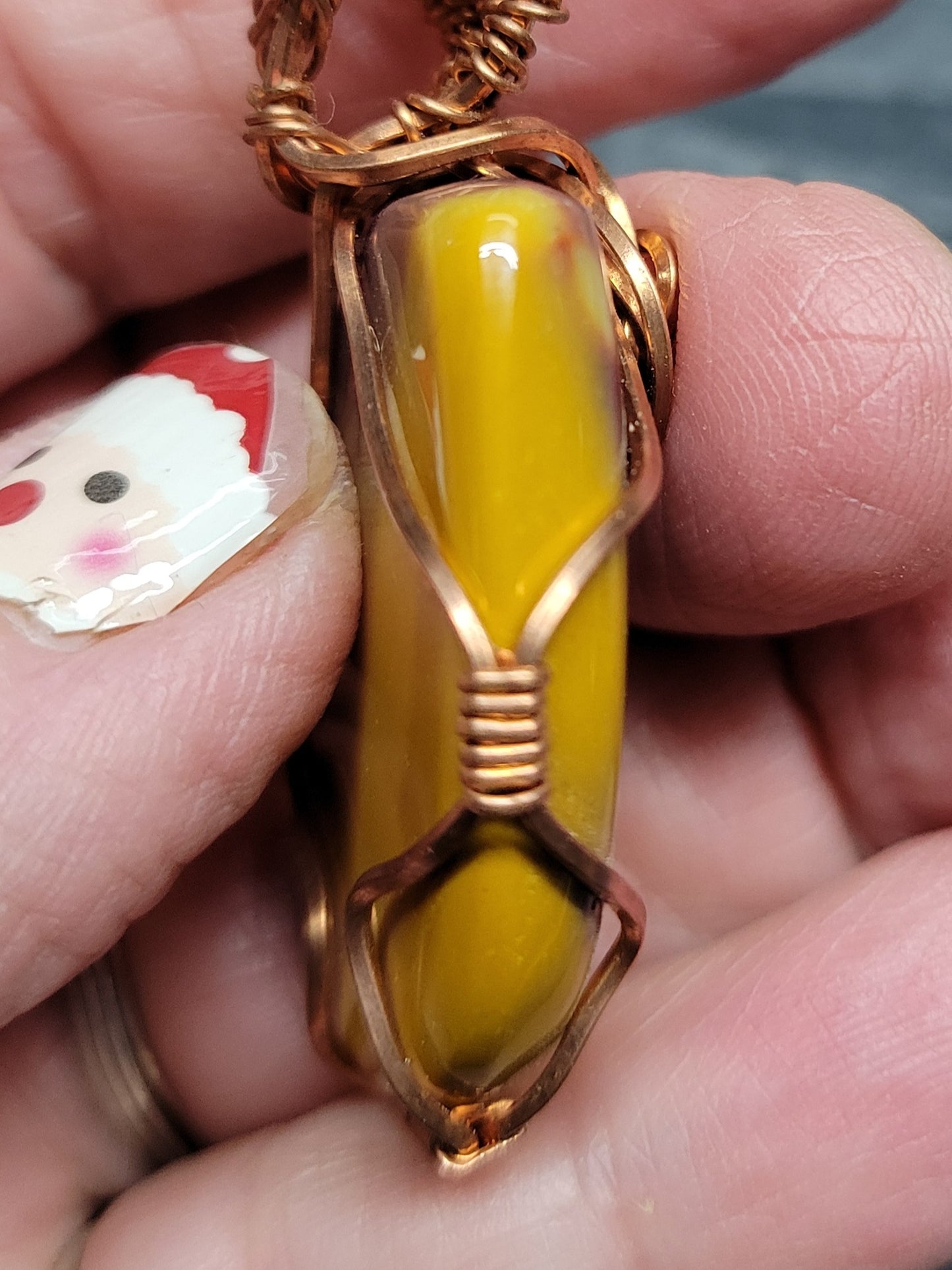 Mookalite swirl pendant
