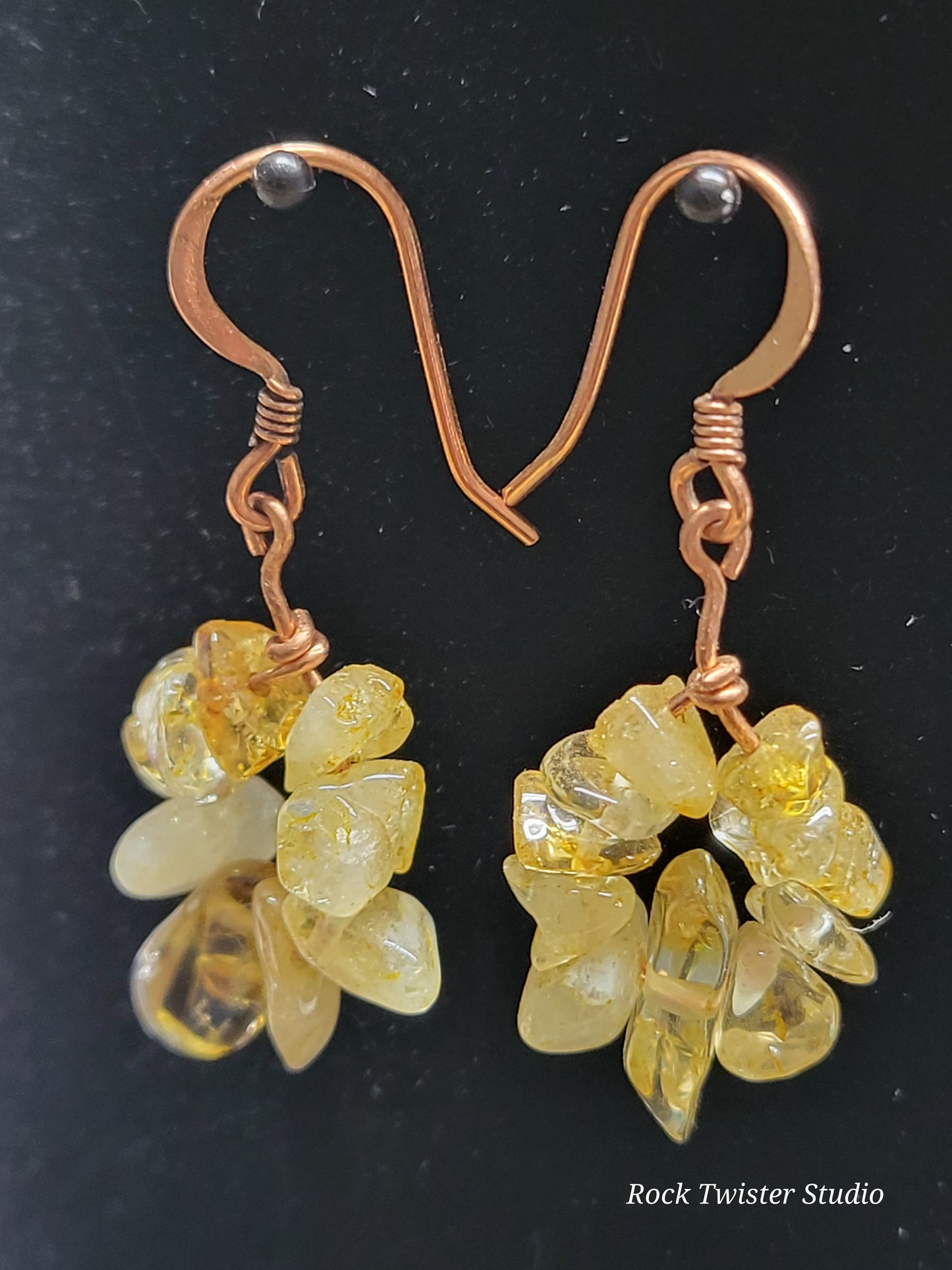 Citrine Chip Earrings