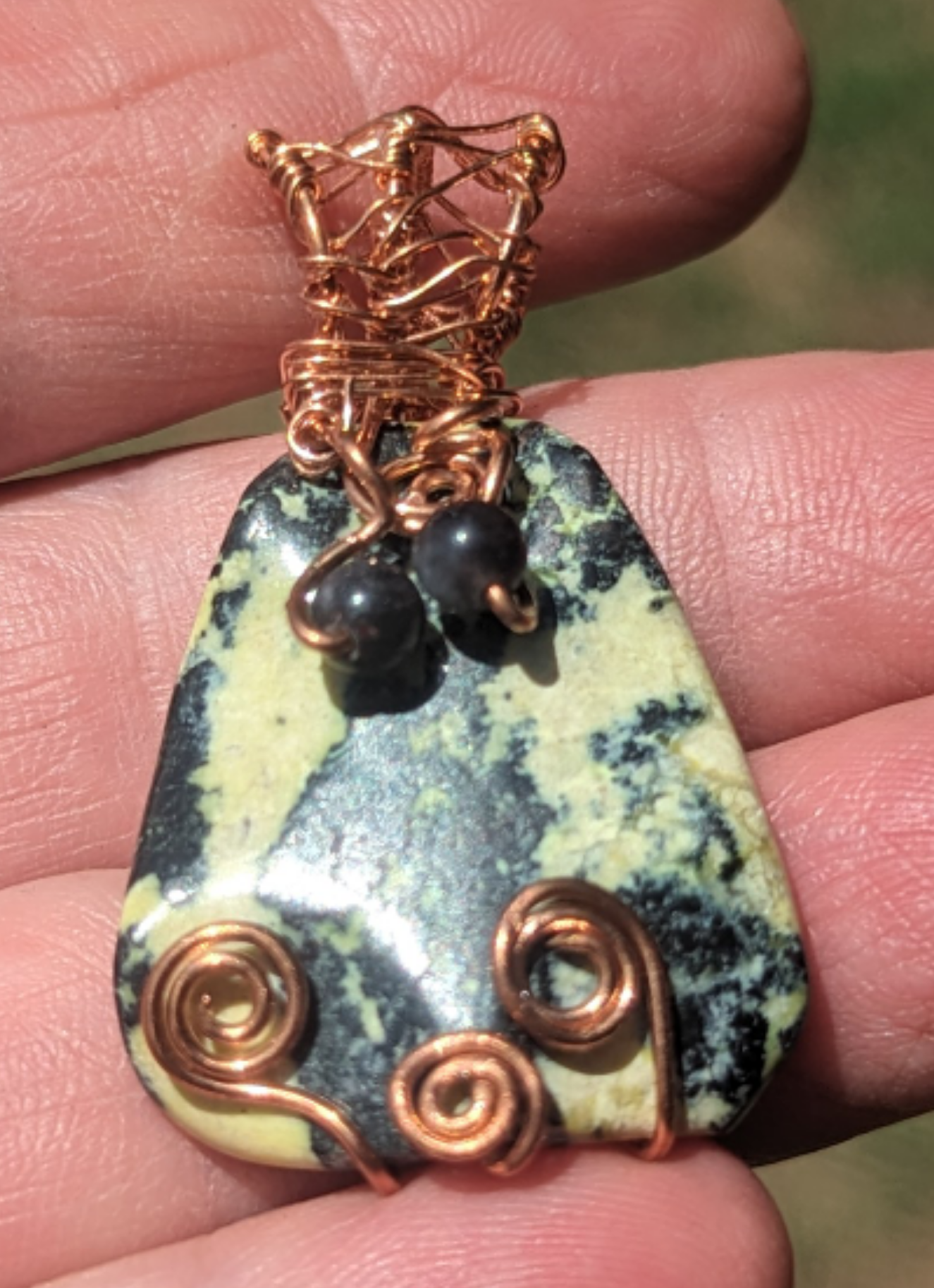 Yellow Turquoise Pendant