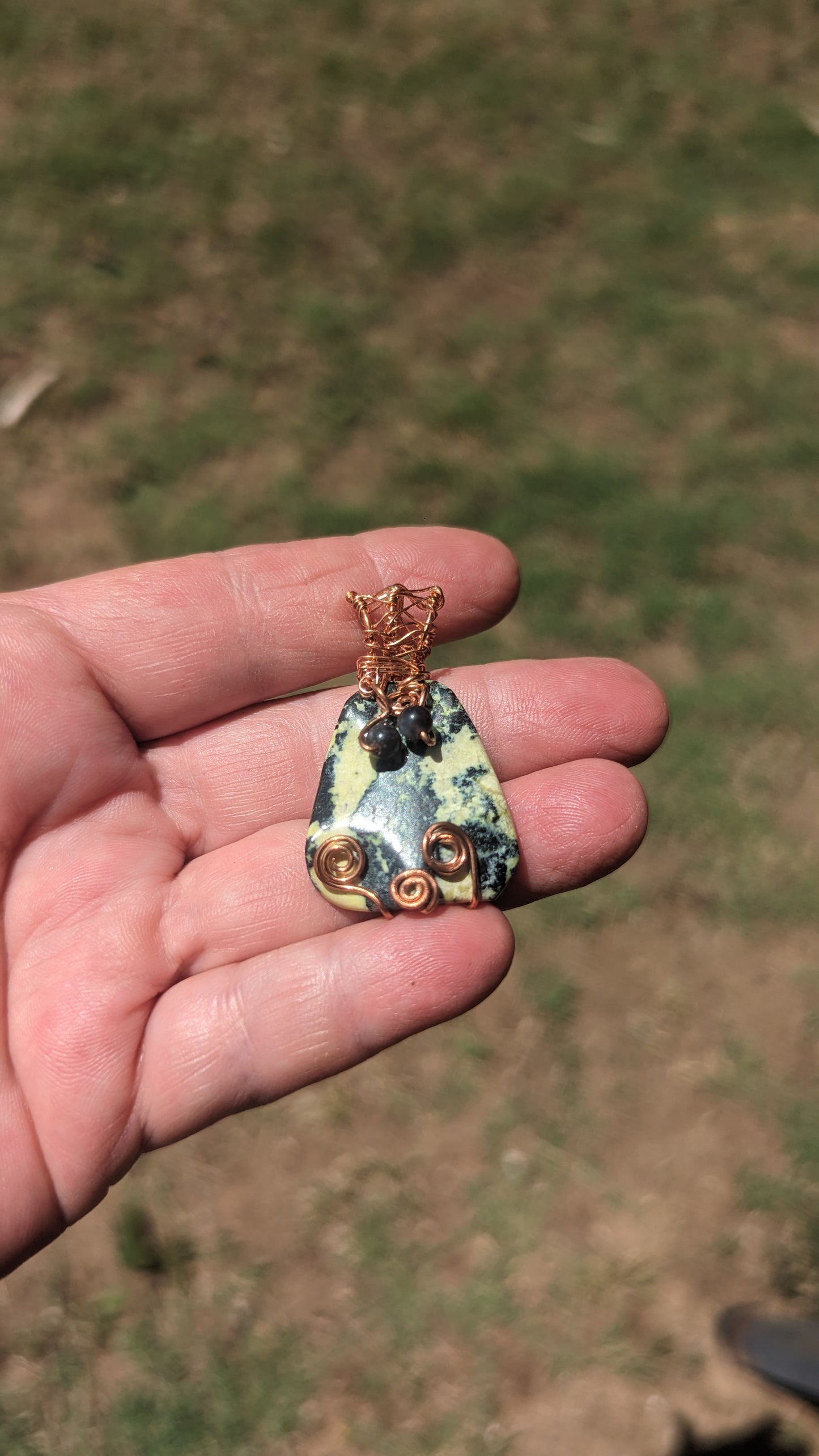 Yellow Turquoise Pendant