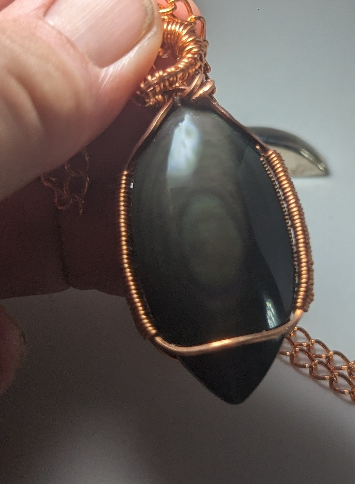 Rainbow Obsidian Pendant