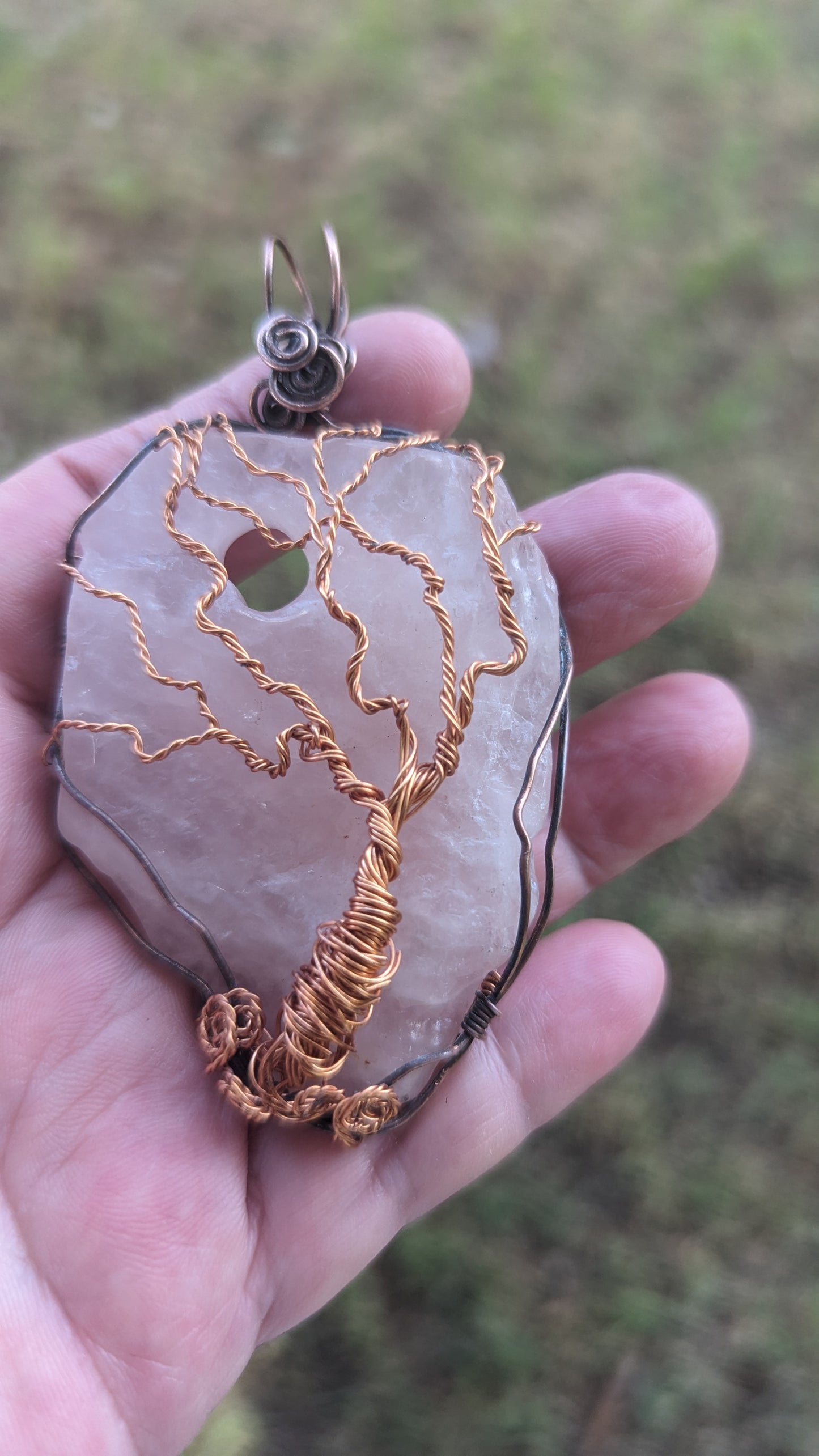 Rose Quartz Tree of Life