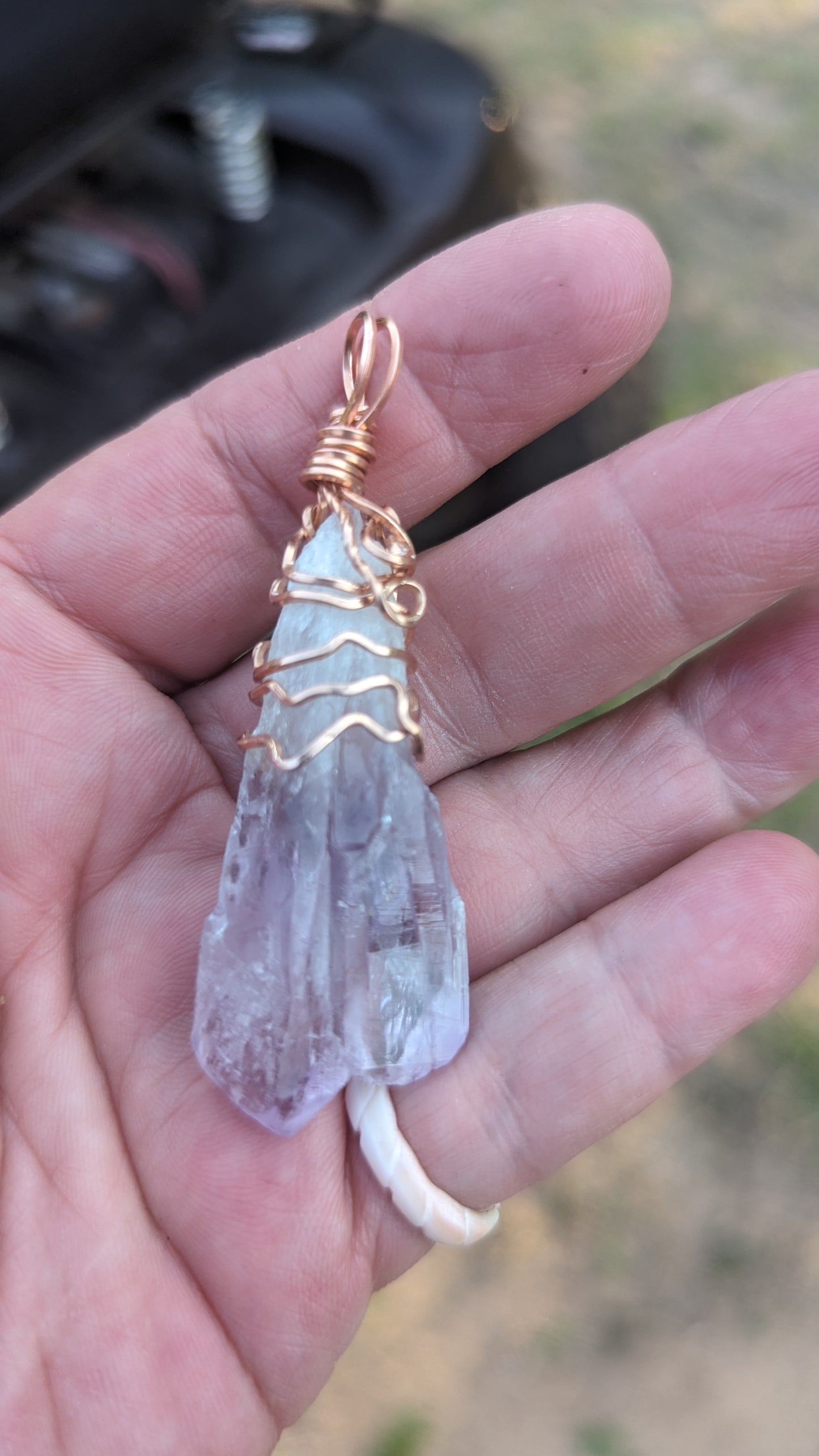 Dragons Tooth Amethyst Pendant