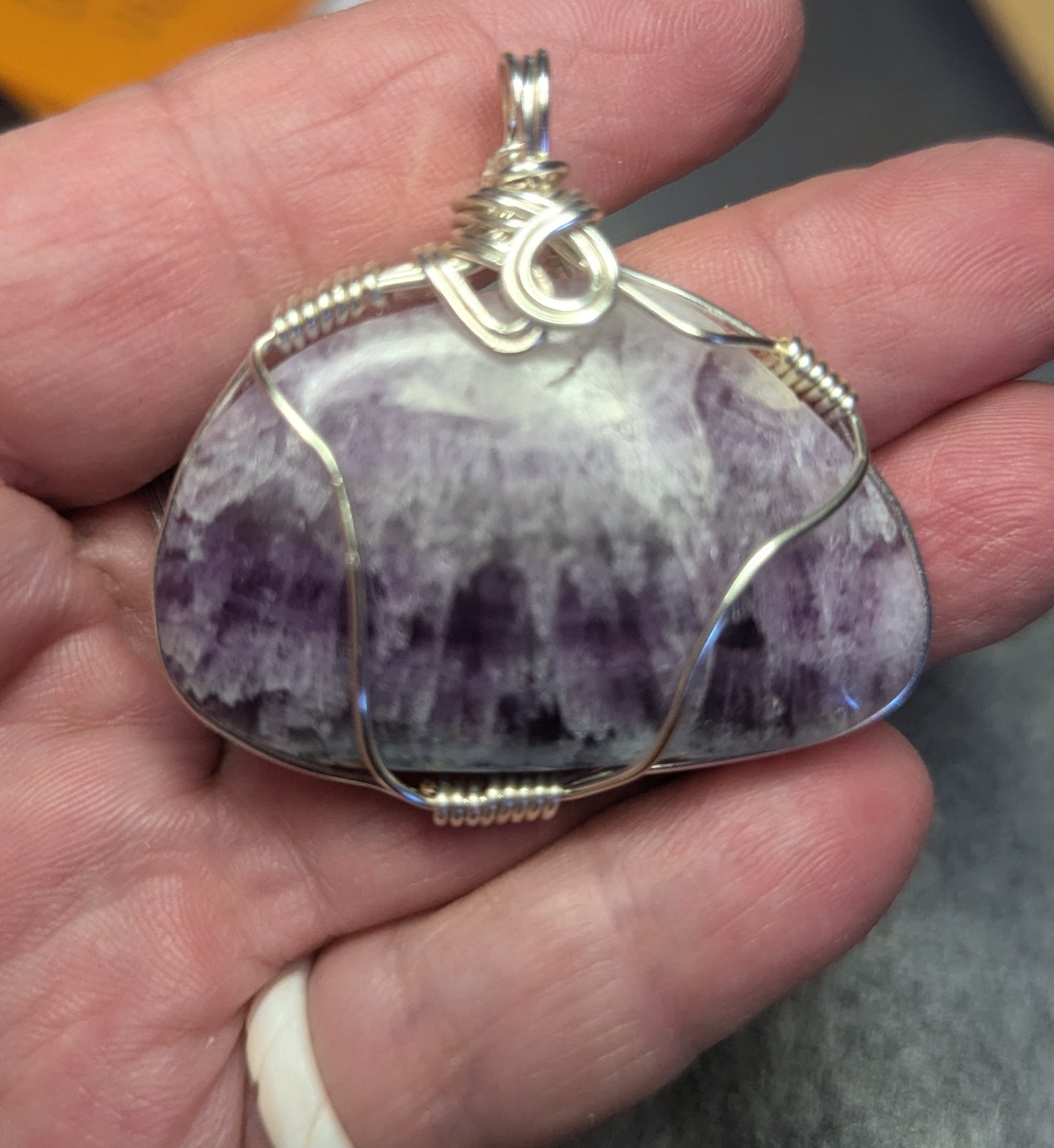 Opalized Flourite Pendant
