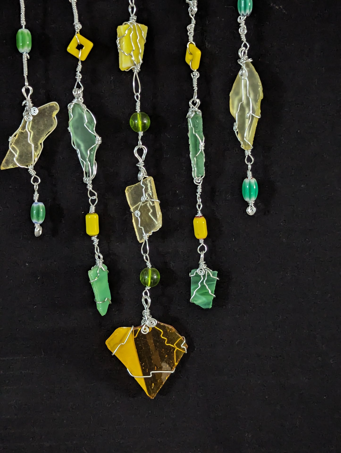Green and Yellow Sun Catcher